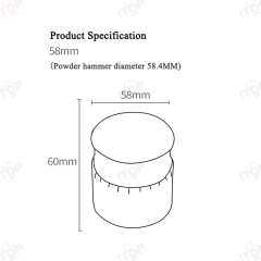 IT-PTM-S Manual Adjustable Pressure Coffee Tamper  58.5/58.35mm Use for 58MM Handle,Commercial Coffee Machine Supplier | CE/UL Certified | ITOP Cafe,IT-PTM-S Manual Adjustable Pressure Coffee Tamper  58.5/58.35mm Use for 58MM Handle