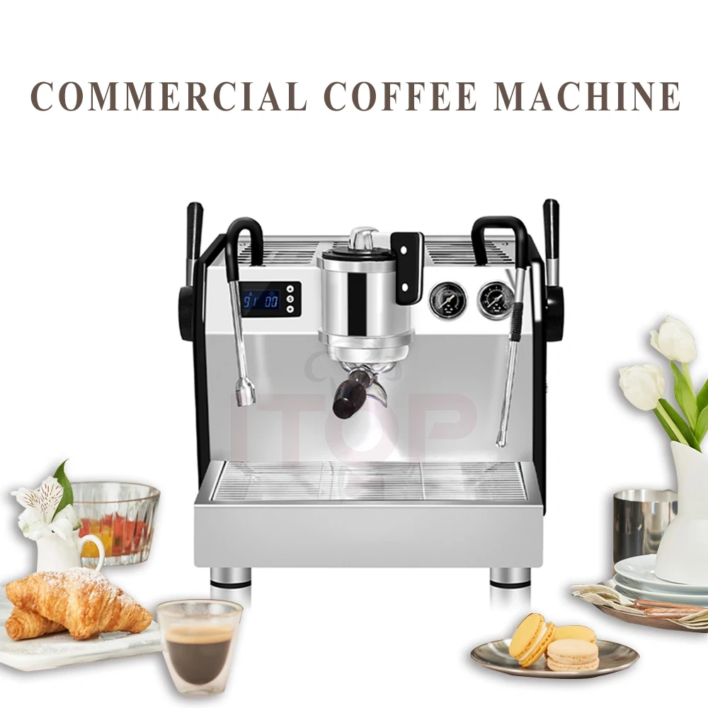 IT-CM2550 Commercial Semi-Automatic 2550W Milk Frother Digital Touch Screen 9 Bar Espresso Coffee Machine,Commercial Coffee Machine Supplier | CE/UL Certified | ITOP Cafe,IT-CM2550 Commercial Semi-Automatic 2550W Milk Frother Digital Touch Screen 9 Bar Espresso Coffee Machine