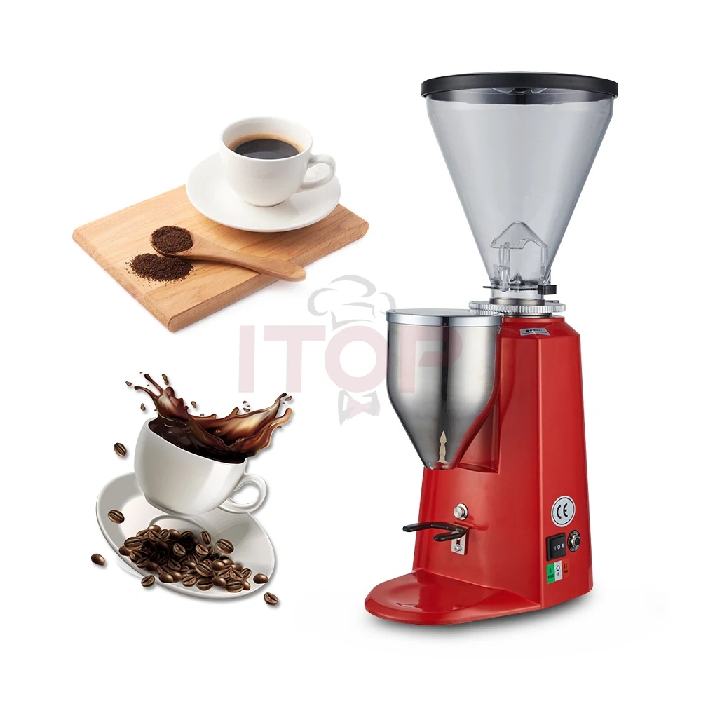 IT-ACG360 64mm Electric Conical Burr Quantitative Powder Coffee Bean Grinder,Commercial Coffee Machine Supplier | CE/UL Certified | ITOP Cafe,IT-ACG360 64mm Electric Conical Burr Quantitative Powder Coffee Bean Grinder