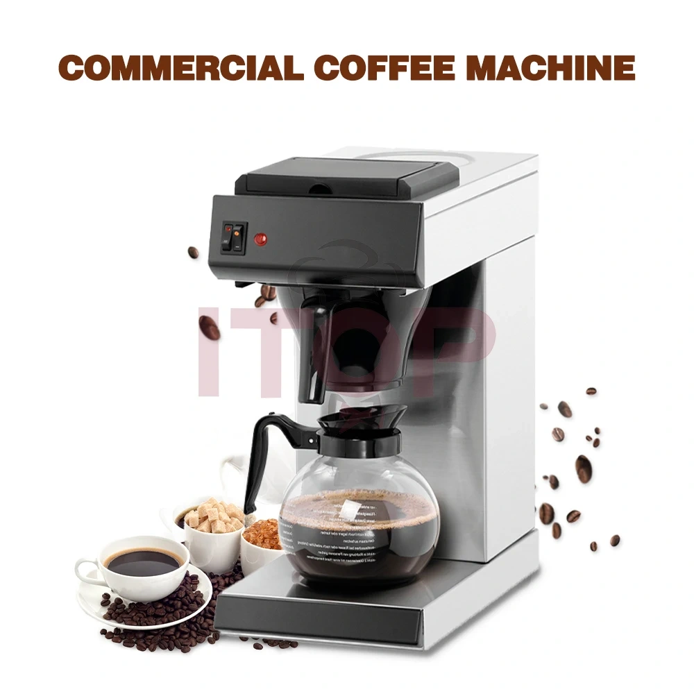 IT-DCM1600/IT-DCM1600A 1.8L Double-Head Rip Semi-Automatic 1600W Drip Distillation Coffee Machine,Commercial Coffee Machine Supplier | CE/UL Certified | ITOP Cafe,IT-DCM1600/IT-DCM1600A 1.8L Double-Head Rip Semi-Automatic 1600W Drip Distillation Coffee Machine