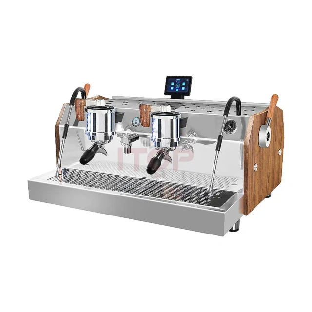 IT-CM4350 Restaurant Coffee Shop Double Head Coffee Machine For Cafe,Commercial Coffee Machine Supplier | CE/UL Certified | ITOP Cafe,IT-CM4350 Restaurant Coffee Shop Double Head Coffee Machine For Cafe