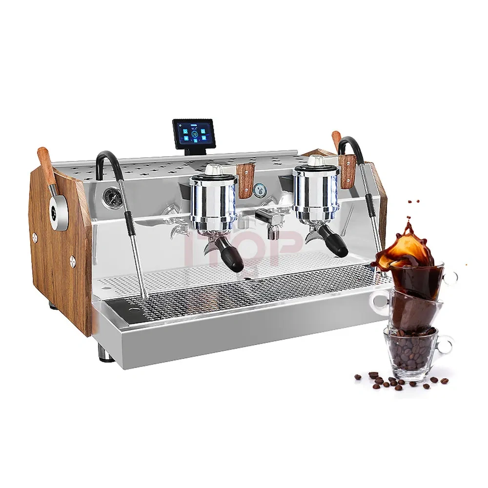 IT-CM4350 Restaurant Coffee Shop Double Head Coffee Machine For Cafe,Commercial Coffee Machine Supplier | CE/UL Certified | ITOP Cafe,IT-CM4350 Restaurant Coffee Shop Double Head Coffee Machine For Cafe