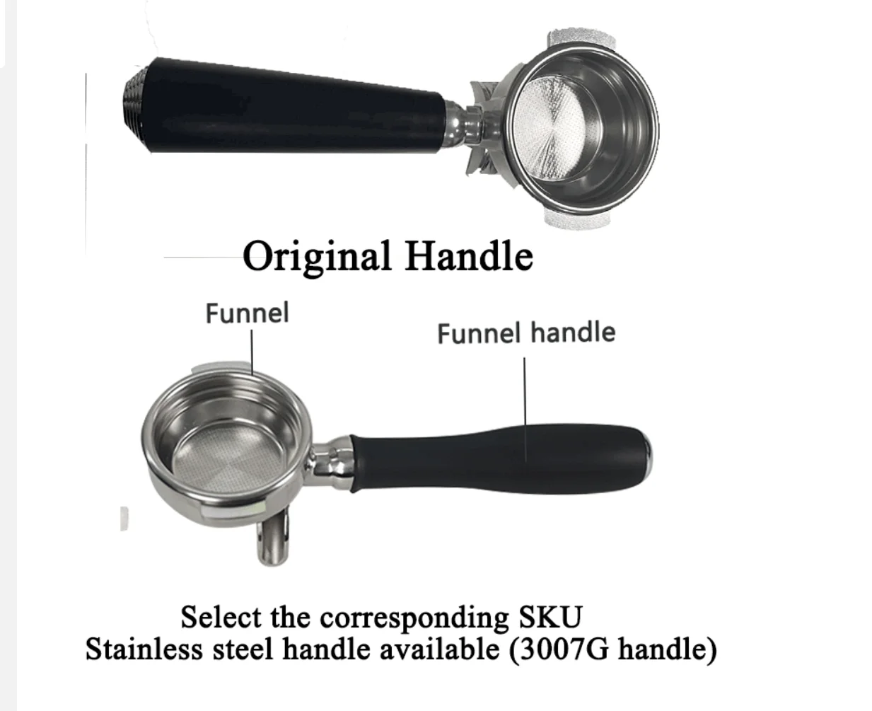 ITOP 58MM Coffee Machine Handle Coffee Machine Portable Filter Coffee ...