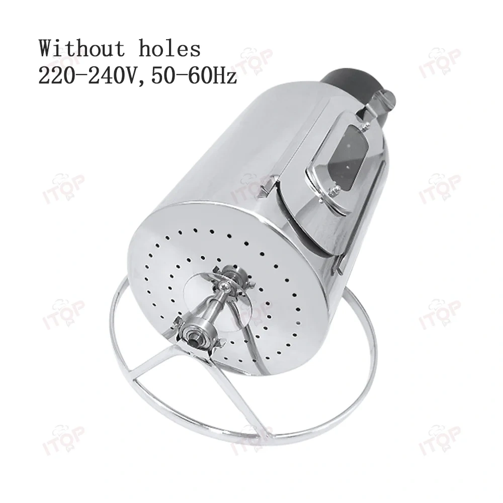 IT-CR71 Stainless Steel Rotating Baking Bucket Grain Roaster Coffee Roaster 110V/220V,Commercial Coffee Machine Supplier | CE/UL Certified | ITOP Cafe,IT-CR71 Stainless Steel Rotating Baking Bucket Grain Roaster Coffee Roaster 110V/220V