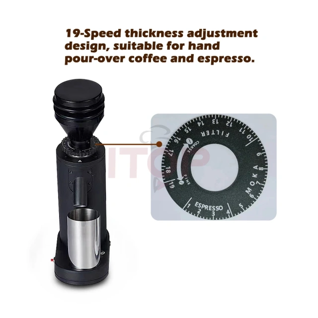 IT-CG100A/B Commercial Single Dose 110v/60hz Espresso Coffee Grinder,Commercial Coffee Machine Supplier | CE/UL Certified | ITOP Cafe,IT-CG100A/B Commercial Single Dose 110v/60hz Espresso Coffee Grinder