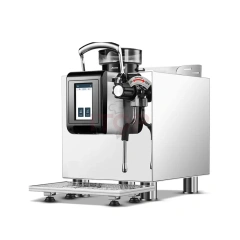 IT-CM-S200 Touch Screen Commercial Semi Automatic Single Serve Coffee Maker With Milk Frother,Commercial Coffee Machine Supplier | CE/UL Certified | ITOP Cafe,IT-CM-S200 Touch Screen Commercial Semi Automatic Single Serve Coffee Maker With Milk Frother
