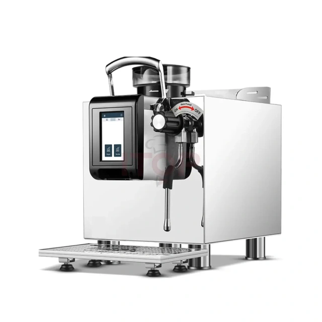 IT-CM-S200 Touch Screen Commercial Semi Automatic Single Serve Coffee Maker With Milk Frother,Commercial Coffee Machine Supplier | CE/UL Certified | ITOP Cafe,IT-CM-S200 Touch Screen Commercial Semi Automatic Single Serve Coffee Maker With Milk Frother