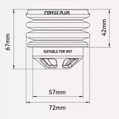 ITOP CG48 Electric Bean Grinder Blowing Press Air Blow Grinder Hopper can be adapted to other types of bean grinders,Commercial Coffee Machine Supplier | CE/UL Certified | ITOP Cafe,ITOP CG48 Electric Bean Grinder Blowing Press Air Blow Grinder Hopper can be adapted to other types of bean grinders