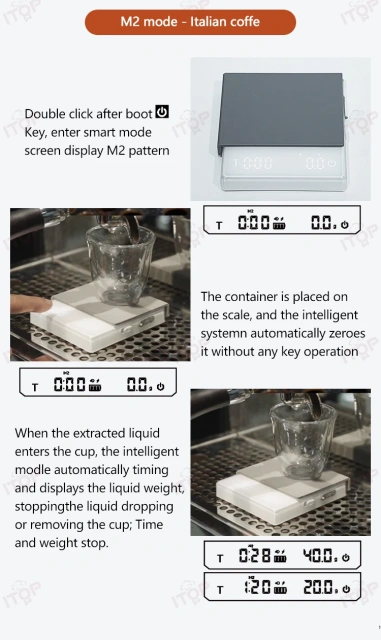 IT-MNCS Mini Coffee Scale Espresso Extraction Quantitative Scale Pour Over Coffee Flow Scale Coffee Electronic Scale,Commercial Coffee Machine Supplier | CE/UL Certified | ITOP Cafe,IT-MNCS Mini Coffee Scale Espresso Extraction Quantitative Scale Pour Over Coffee Flow Scale Coffee Electronic Scale