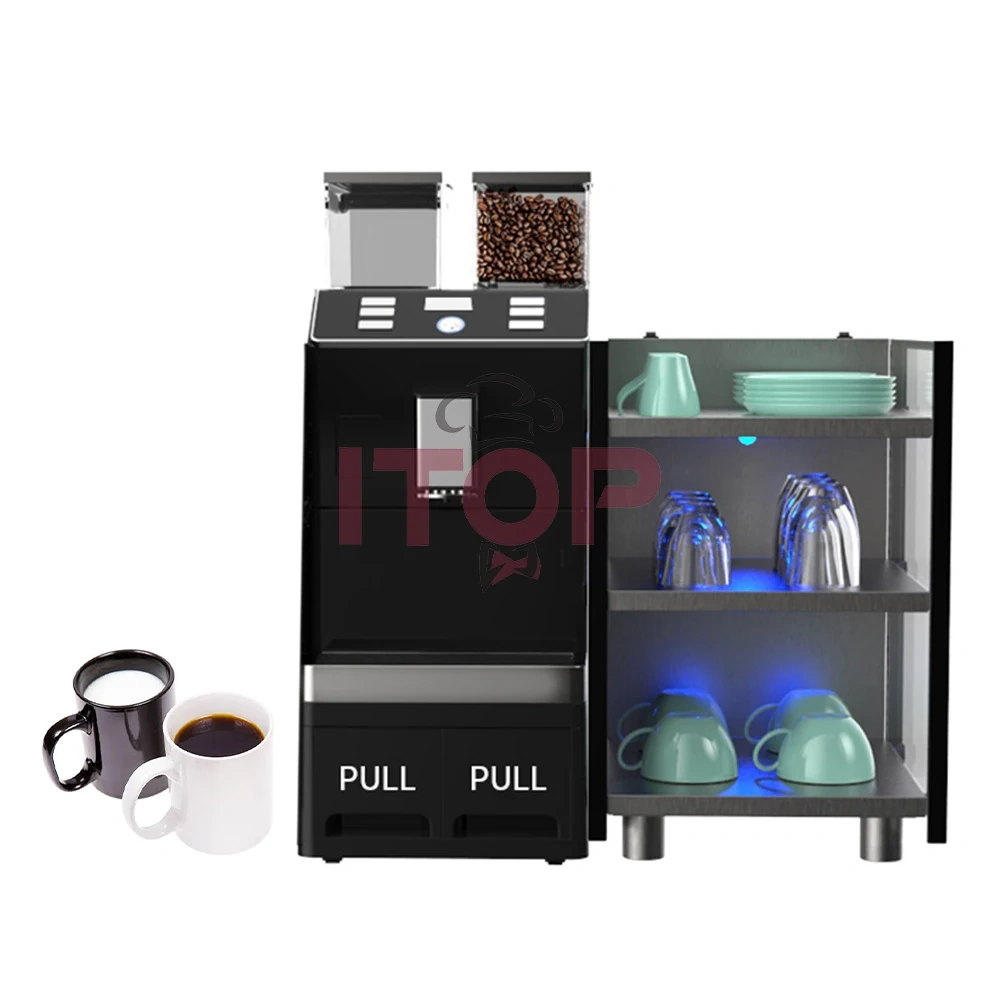 IT-FACM-1106 Professional Touch Screen Fully Automatic Coffee Machine,Commercial Coffee Machine Supplier | CE/UL Certified | ITOP Cafe,IT-FACM-1106 Professional Touch Screen Fully Automatic Coffee Machine