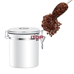 IT-VCC-1000/IT-VCC-1500/IT-VCC-1800 Stainless Steel Vacuum Sealed Coffee Storage Canister Container 1000ml/1500ml/1800ml,Commercial Coffee Machine Supplier | CE/UL Certified | ITOP Cafe,IT-VCC-1000/IT-VCC-1500/IT-VCC-1800 Stainless Steel Vacuum Sealed Coffee Storage Canister Container 1000ml/1500ml/1800ml