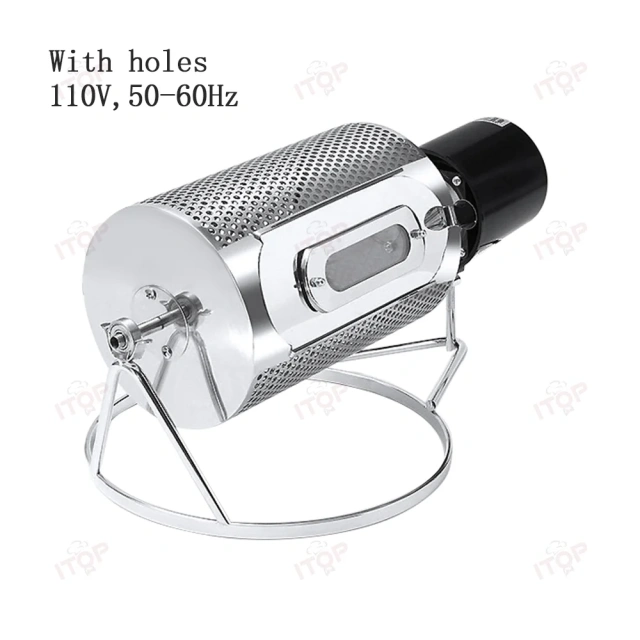 IT-CR71 Stainless Steel Rotating Baking Bucket Grain Roaster Coffee Roaster 110V/220V,Commercial Coffee Machine Supplier | CE/UL Certified | ITOP Cafe,IT-CR71 Stainless Steel Rotating Baking Bucket Grain Roaster Coffee Roaster 110V/220V