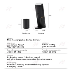 ITOP-N-Mini_B Portable Mini Electric 220v 110v Espresso Grinder,Commercial Coffee Machine Supplier | CE/UL Certified | ITOP Cafe,ITOP-N-Mini_B Portable Mini Electric 220v 110v Espresso Grinder