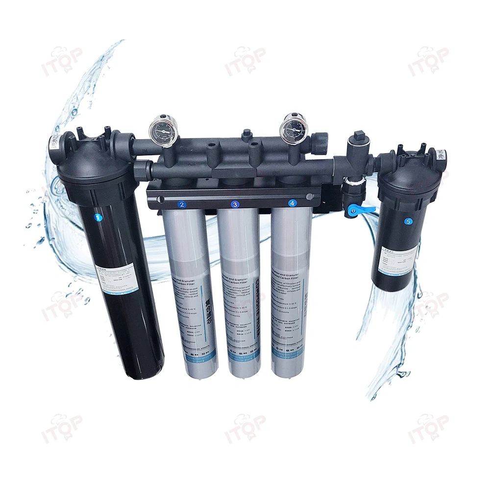 IT-WPE-2/IT-WPE-3 Under-sink Commercial Foodservice Restaurants Water Filter System,Commercial Coffee Machine Supplier | CE/UL Certified | ITOP Cafe,IT-WPE-2/IT-WPE-3 Under-sink Commercial Foodservice Restaurants Water Filter System