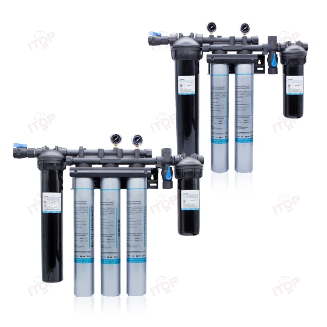 IT-WPE-2/IT-WPE-3 Under-sink Commercial Foodservice Restaurants Water Filter System,Commercial Coffee Machine Supplier | CE/UL Certified | ITOP Cafe,IT-WPE-2/IT-WPE-3 Under-sink Commercial Foodservice Restaurants Water Filter System