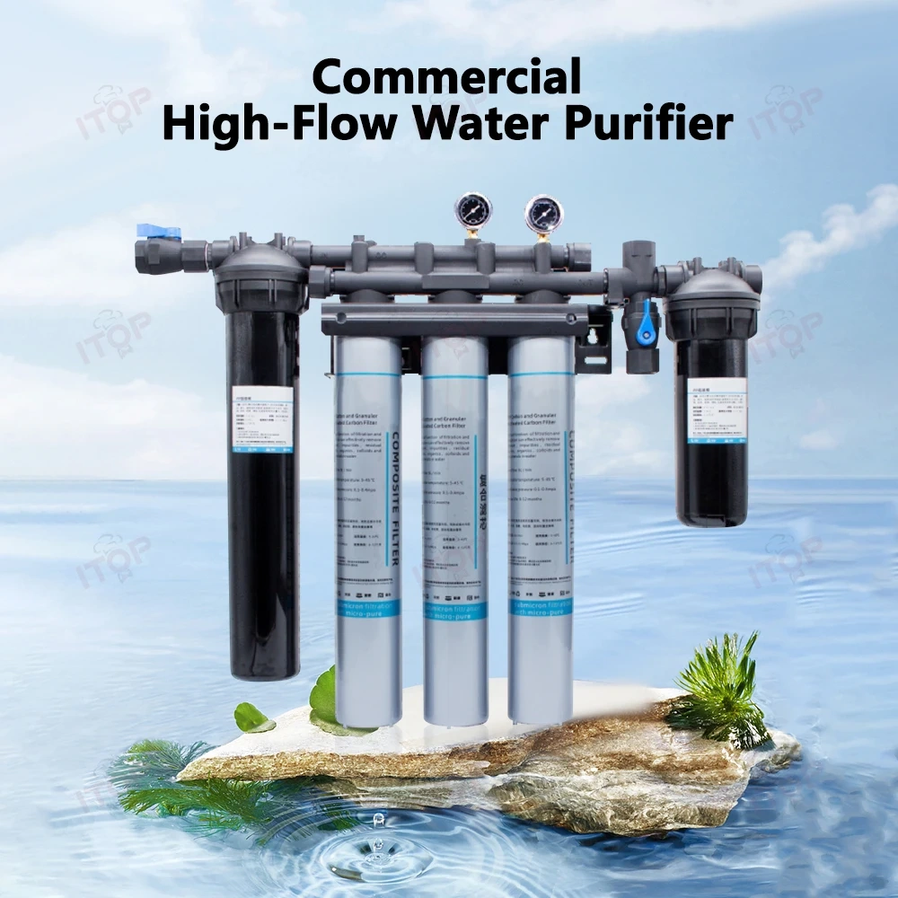 IT-WPE-2/IT-WPE-3 Under-sink Commercial Foodservice Restaurants Water Filter System,Commercial Coffee Machine Supplier | CE/UL Certified | ITOP Cafe,IT-WPE-2/IT-WPE-3 Under-sink Commercial Foodservice Restaurants Water Filter System