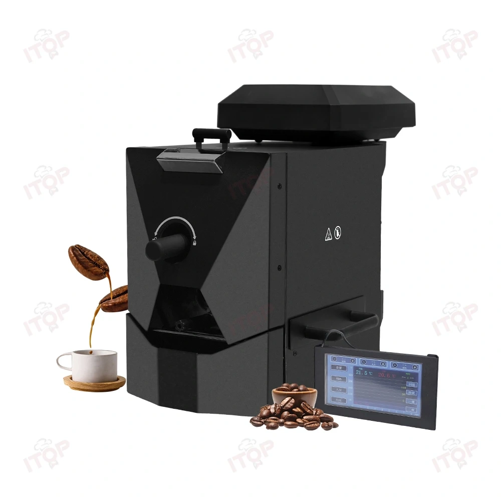 IT-CBR-1.5 Perfect Performance 1000w Drum Type Automatic Coffee Roaster,Commercial Coffee Machine Supplier | CE/UL Certified | ITOP Cafe,IT-CBR-1.5 Perfect Performance 1000w Drum Type Automatic Coffee Roaster