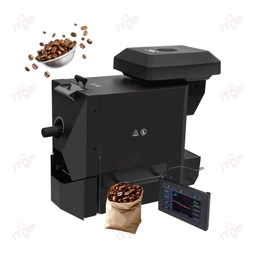 IT-CBR-1.5 Perfect Performance 1000w Drum Type Automatic Coffee Roaster,Commercial Coffee Machine Supplier | CE/UL Certified | ITOP Cafe,IT-CBR-1.5 Perfect Performance 1000w Drum Type Automatic Coffee Roaster