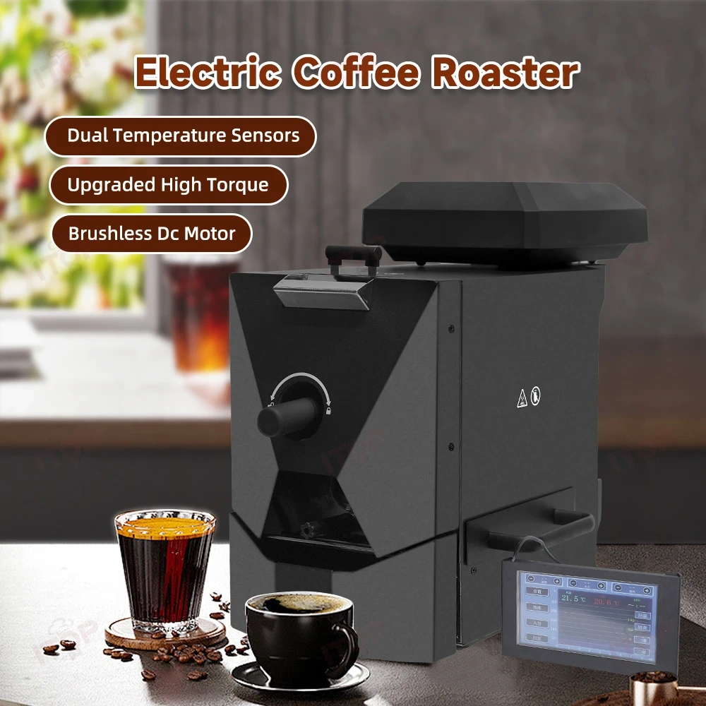 IT-CBR-1.5 Perfect Performance 1000w Drum Type Automatic Coffee Roaster,Commercial Coffee Machine Supplier | CE/UL Certified | ITOP Cafe,IT-CBR-1.5 Perfect Performance 1000w Drum Type Automatic Coffee Roaster