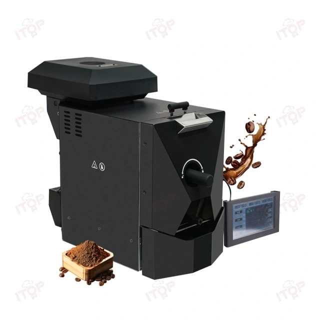 IT-CBR-1.5 Perfect Performance 1000w Drum Type Automatic Coffee Roaster,Commercial Coffee Machine Supplier | CE/UL Certified | ITOP Cafe,IT-CBR-1.5 Perfect Performance 1000w Drum Type Automatic Coffee Roaster