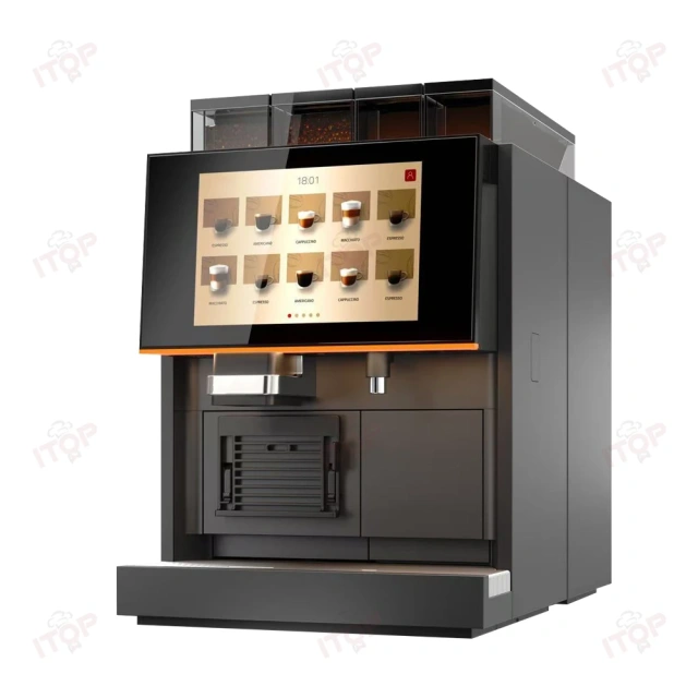 IT-ATC-K46 Touch Screen Fully Automatic Bean To Cup 9 bar Espresso Coffee Machine,Commercial Coffee Machine Supplier | CE/UL Certified | ITOP Cafe,IT-ATC-K46 Touch Screen Fully Automatic Bean To Cup 9 bar Espresso Coffee Machine