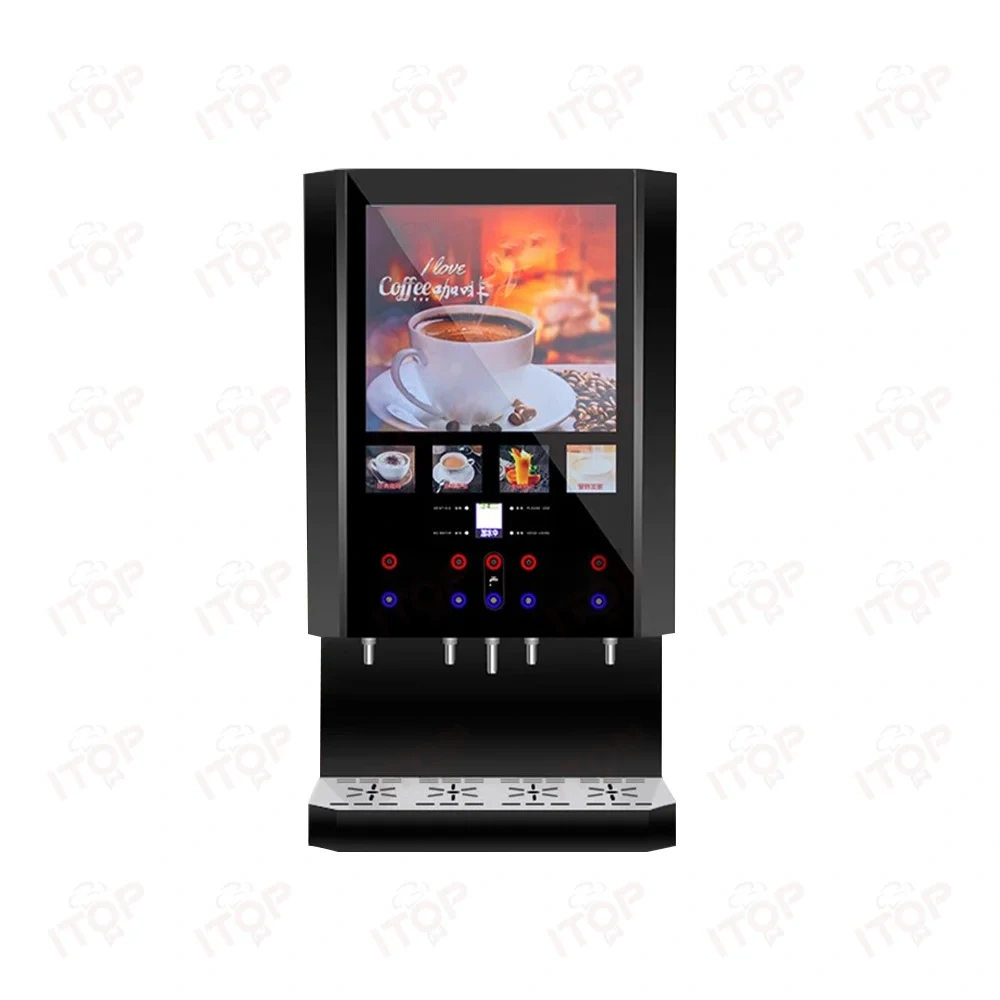IT-CIM-D4 4 Flavours Hot and Cold Commercial Use Automatic Coffee, Milk Tea Vending Machine,Commercial Coffee Machine Supplier | CE/UL Certified | ITOP Cafe,IT-CIM-D4 4 Flavours Hot and Cold Commercial Use Automatic Coffee, Milk Tea Vending Machine