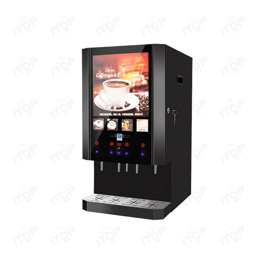 IT-CIM-D4 4 Flavours Hot and Cold Commercial Use Automatic Coffee, Milk Tea Vending Machine,Commercial Coffee Machine Supplier | CE/UL Certified | ITOP Cafe,IT-CIM-D4 4 Flavours Hot and Cold Commercial Use Automatic Coffee, Milk Tea Vending Machine