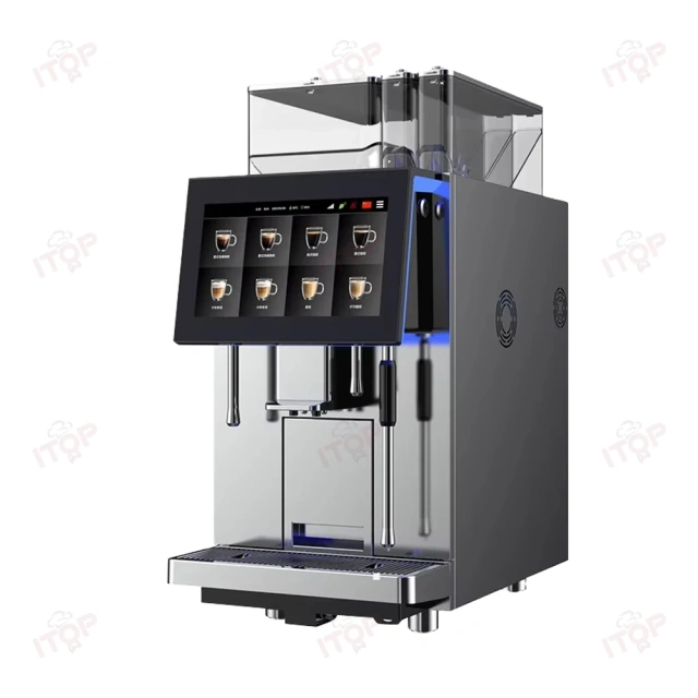 IT-ATC-301 Super Automatic Smart Commercial Use Integrated 11.6-Inch Large Touch Screen Coffee Machine,Commercial Coffee Machine Supplier | CE/UL Certified | ITOP Cafe,IT-ATC-301 Super Automatic Smart Commercial Use Integrated 11.6-Inch Large Touch Screen Coffee Machine