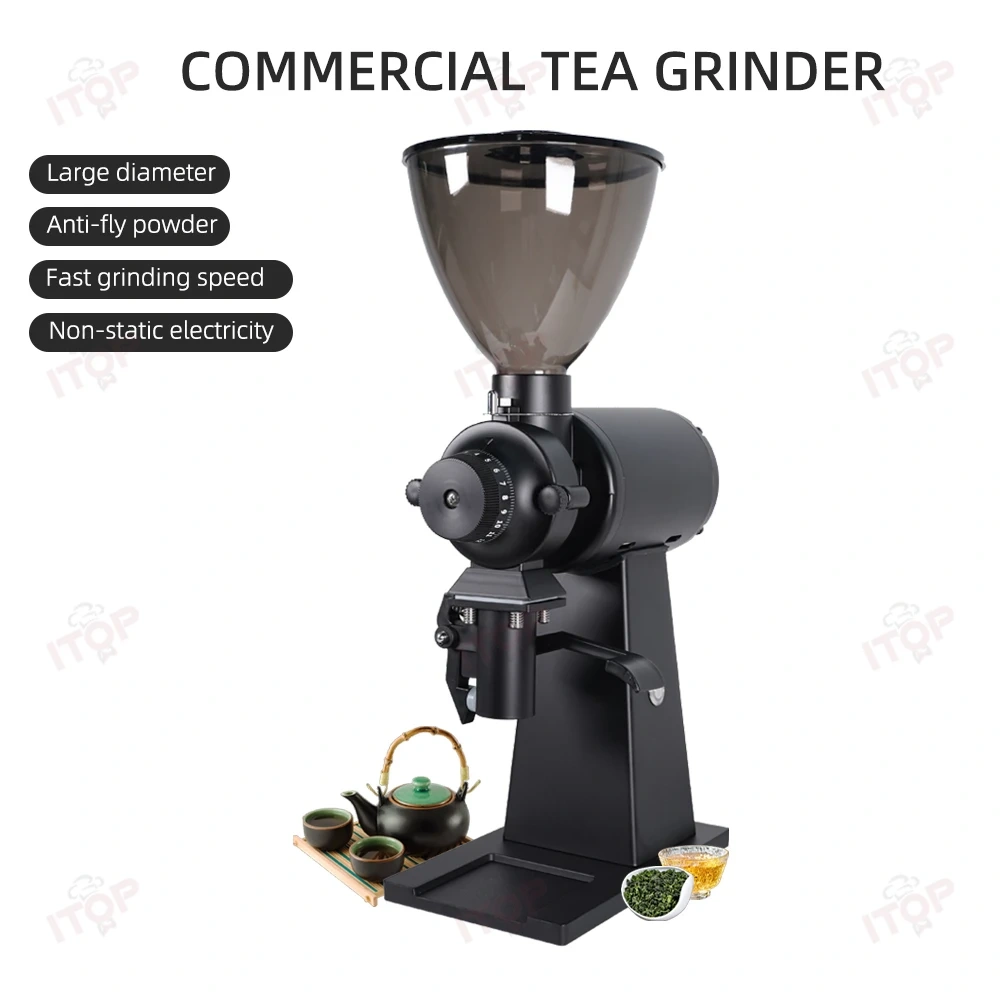 IT-CTG-2S 90mm Burr Commercial Grade Coffee Bean Grinder Electric Tea Machine,Commercial Coffee Machine Supplier | CE/UL Certified | ITOP Cafe,IT-CTG-2S 90mm Burr Commercial Grade Coffee Bean Grinder Electric Tea Machine