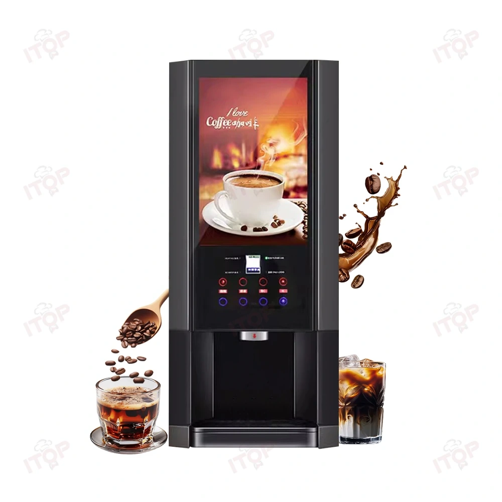 IT-CIM-D3/IT-CIM-D3G Three Flavors New Products Commercial Instant Coffee Milk Tea Vending Machine,Commercial Coffee Machine Supplier | CE/UL Certified | ITOP Cafe,IT-CIM-D3/IT-CIM-D3G Three Flavors New Products Commercial Instant Coffee Milk Tea Vending Machine