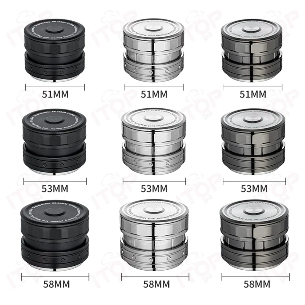 IT-KBQN-2 Stretchable Distributor Coffee Espresso Barista Accessories Stainless Steel Distribution Tool 51/53/58mm,Commercial Coffee Machine Supplier | CE/UL Certified | ITOP Cafe,IT-KBQN-2 Stretchable Distributor Coffee Espresso Barista Accessories Stainless Steel Distribution Tool 51/53/58mm