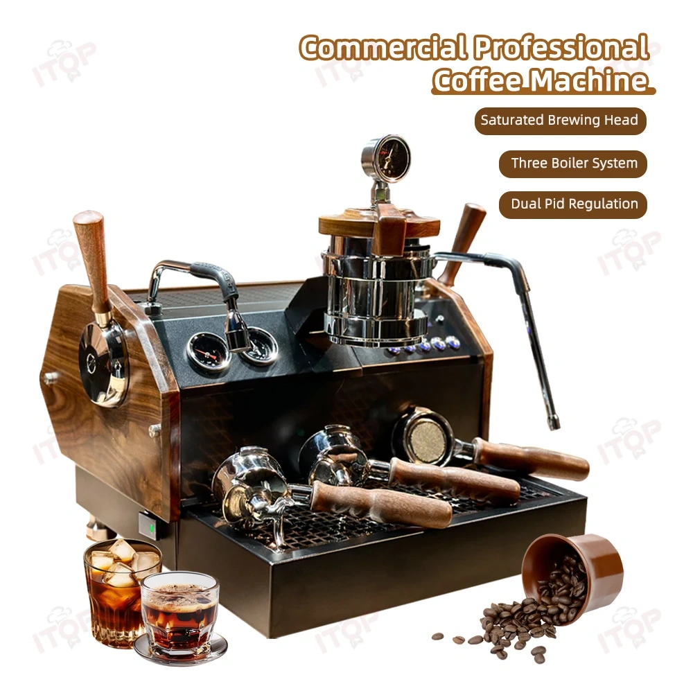 IT-CM-ZA2 Saturated Brewing Head Pid Control Rotary Pump Commercial Espresso Coffee Machine,Commercial Coffee Machine Supplier | CE/UL Certified | ITOP Cafe,IT-CM-ZA2 Saturated Brewing Head Pid Control Rotary Pump Commercial Espresso Coffee Machine