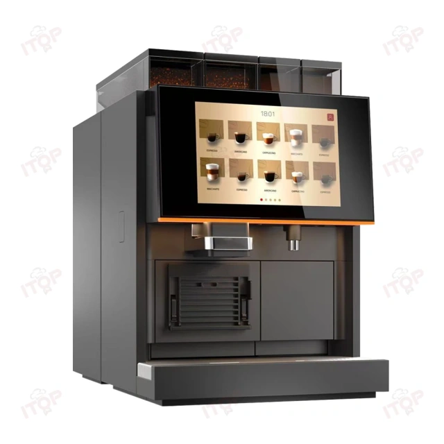 IT-ATC-K46 Touch Screen Fully Automatic Bean To Cup 9 bar Espresso Coffee Machine,Commercial Coffee Machine Supplier | CE/UL Certified | ITOP Cafe,IT-ATC-K46 Touch Screen Fully Automatic Bean To Cup 9 bar Espresso Coffee Machine