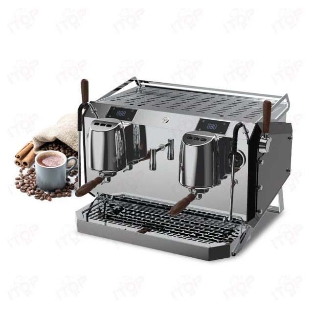 IT-CM-MG2 Semi Automatic 2 Group Commercial Professional Espresso Machine For Cafe,Commercial Coffee Machine Supplier | CE/UL Certified | ITOP Cafe,IT-CM-MG2 Semi Automatic 2 Group Commercial Professional Espresso Machine For Cafe