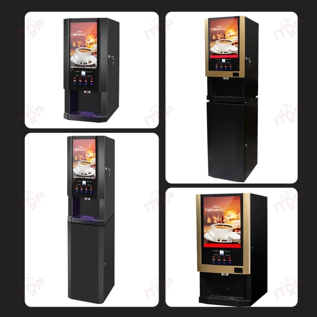 IT-CIM-D3/IT-CIM-D3G Three Flavors New Products Commercial Instant Coffee Milk Tea Vending Machine,Commercial Coffee Machine Supplier | CE/UL Certified | ITOP Cafe,IT-CIM-D3/IT-CIM-D3G Three Flavors New Products Commercial Instant Coffee Milk Tea Vending Machine