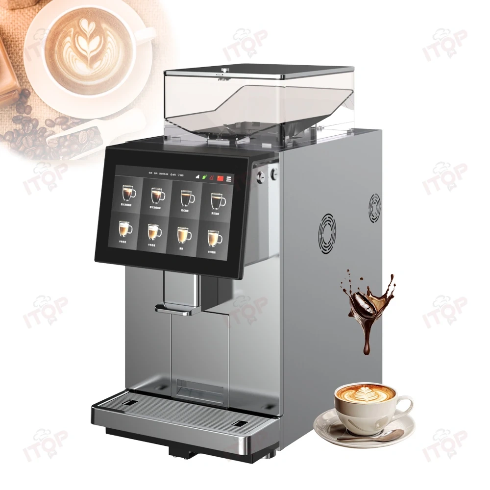 IT-ATC-301 Super Automatic Smart Commercial Use Integrated 11.6-Inch Large Touch Screen Coffee Machine,Commercial Coffee Machine Supplier | CE/UL Certified | ITOP Cafe,IT-ATC-301 Super Automatic Smart Commercial Use Integrated 11.6-Inch Large Touch Screen Coffee Machine