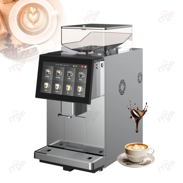 IT-ATC-301 Super Automatic Smart Commercial Use Integrated 11.6-Inch Large Touch Screen Coffee Machine,Commercial Coffee Machine Supplier | CE/UL Certified | ITOP Cafe,IT-ATC-301 Super Automatic Smart Commercial Use Integrated 11.6-Inch Large Touch Screen Coffee Machine