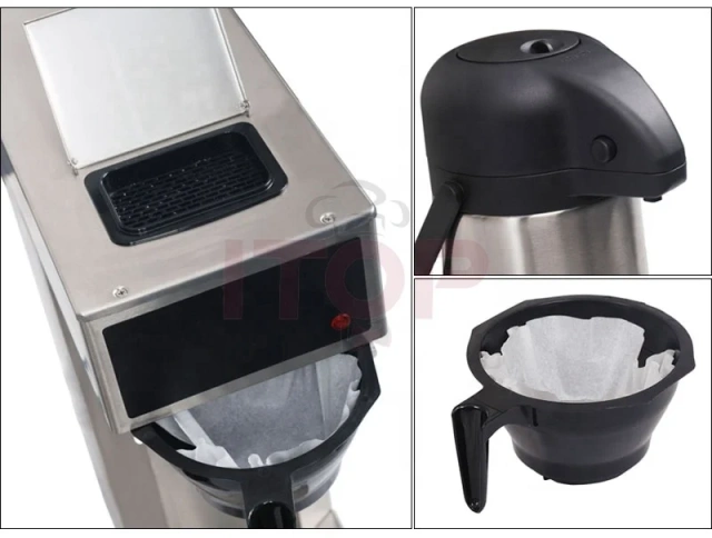 DCM-17/DCM-22 Stainless Steel Electric Drip Commercial Americano Machine,Commercial Coffee Machine Supplier | CE/UL Certified | ITOP Cafe,DCM-17/DCM-22 Stainless Steel Electric Drip Commercial Americano Machine