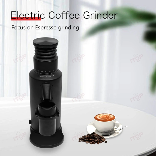 IT-GT64-V Household Automatic Df64v Coffee Espresso Grinder Adjustable Grinding Thickness Grinder,Commercial Coffee Machine Supplier | CE/UL Certified | ITOP Cafe,IT-GT64-V Household Automatic Df64v Coffee Espresso Grinder Adjustable Grinding Thickness Grinder