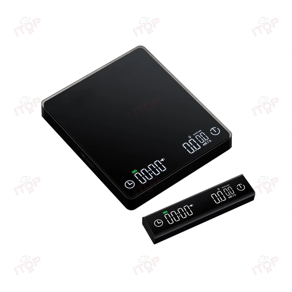 IT-OS1-L Portable Digital Split Coffee Scales USB & Battery Powered,Commercial Coffee Machine Supplier | CE/UL Certified | ITOP Cafe,IT-OS1-L Portable Digital Split Coffee Scales USB & Battery Powered