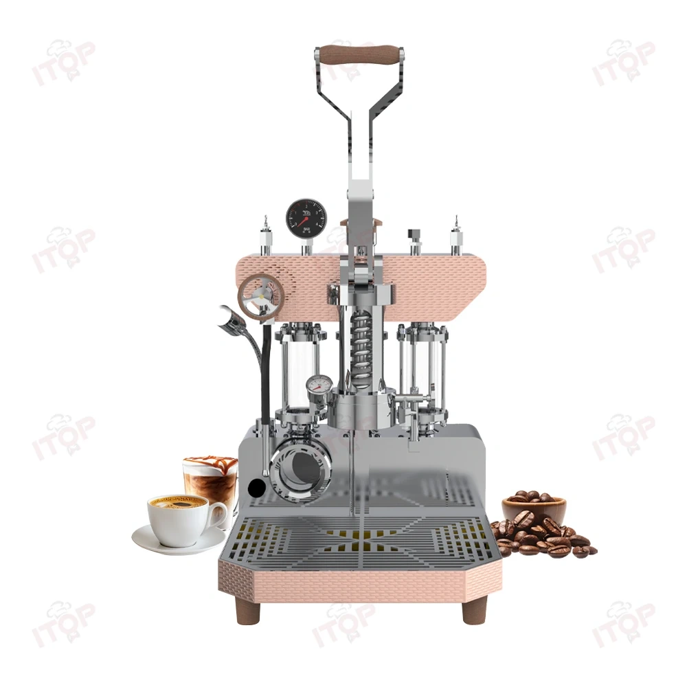 Alm Kopi ZXS-Espresso-6P New Commercial Espresso Machine Upgraded Dual Boiler System Hand-Pressed Triple Pressure Coffee Machine,Commercial Coffee Machine Supplier | CE/UL Certified | ITOP Cafe,Alm Kopi ZXS-Espresso-6P New Commercial Espresso Machine Upgraded Dual Boiler System Hand-Pressed Triple Pressure Coffee Machine