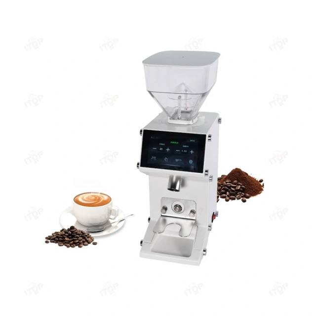 IT-GND-50A New Customized Logo Flat Burr 50mm Automatic Commercial Electric Coffee Grinder,Commercial Coffee Machine Supplier | CE/UL Certified | ITOP Cafe,IT-GND-50A New Customized Logo Flat Burr 50mm Automatic Commercial Electric Coffee Grinder