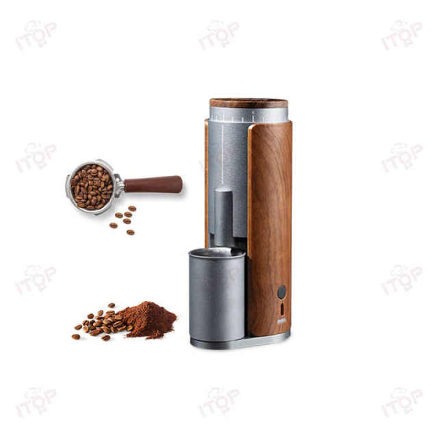 IT-JSMD-02/IT-SLMD-02  Usb Rechargeable Professional Conical Burr Coffee Grinder,Commercial Coffee Machine Supplier | CE/UL Certified | ITOP Cafe,IT-JSMD-02/IT-SLMD-02  Usb Rechargeable Professional Conical Burr Coffee Grinder