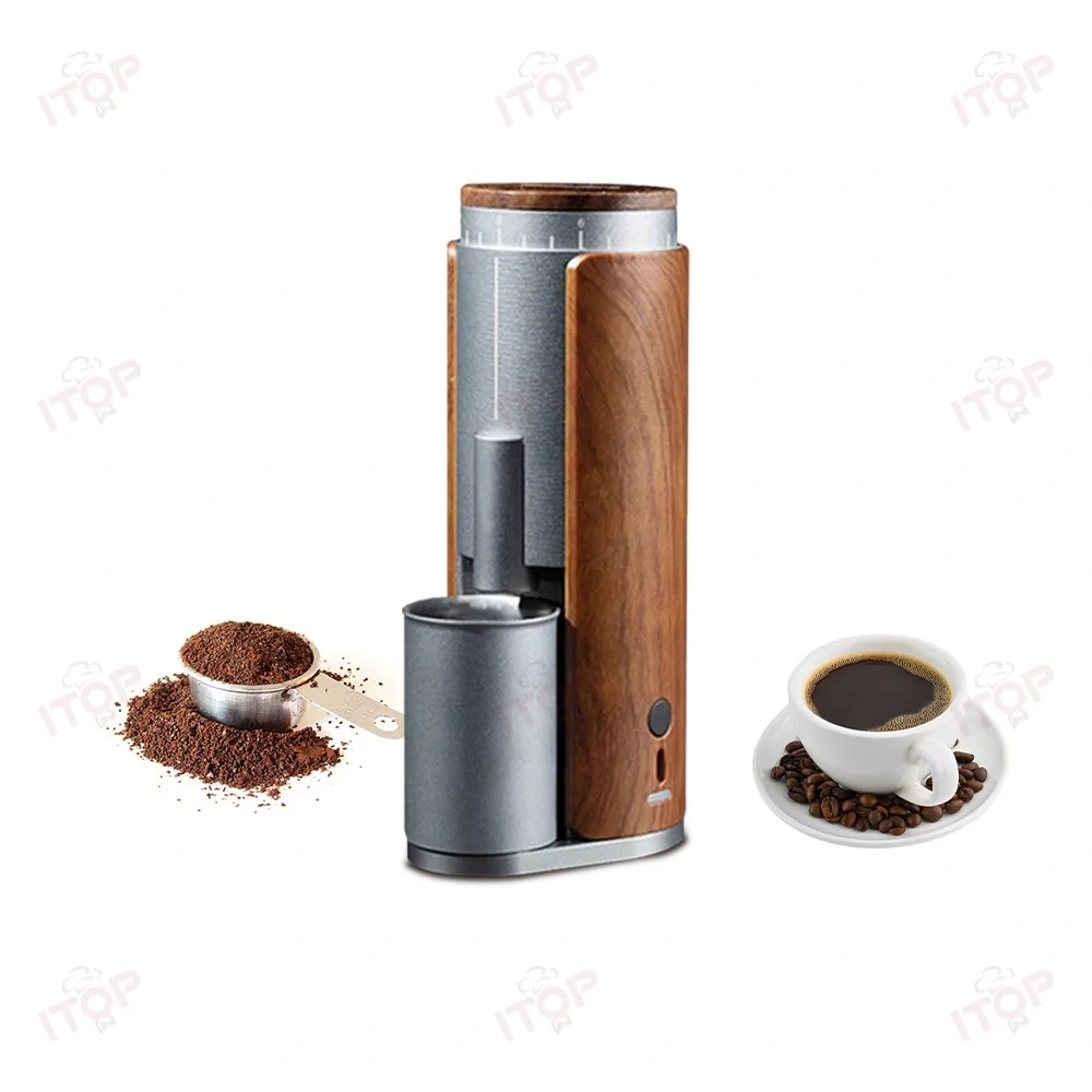 IT-JSMD-02/IT-SLMD-02  Usb Rechargeable Professional Conical Burr Coffee Grinder,Commercial Coffee Machine Supplier | CE/UL Certified | ITOP Cafe,IT-JSMD-02/IT-SLMD-02  Usb Rechargeable Professional Conical Burr Coffee Grinder