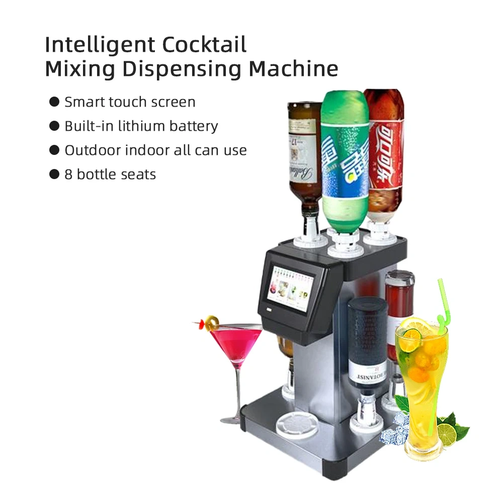 IT-CDM108 Smart Automatic Mojito Machine Cocktail Shaker Robot for Bartenders,Commercial Coffee Machine Supplier | CE/UL Certified | ITOP Cafe,IT-CDM108 Smart Automatic Mojito Machine Cocktail Shaker Robot for Bartenders
