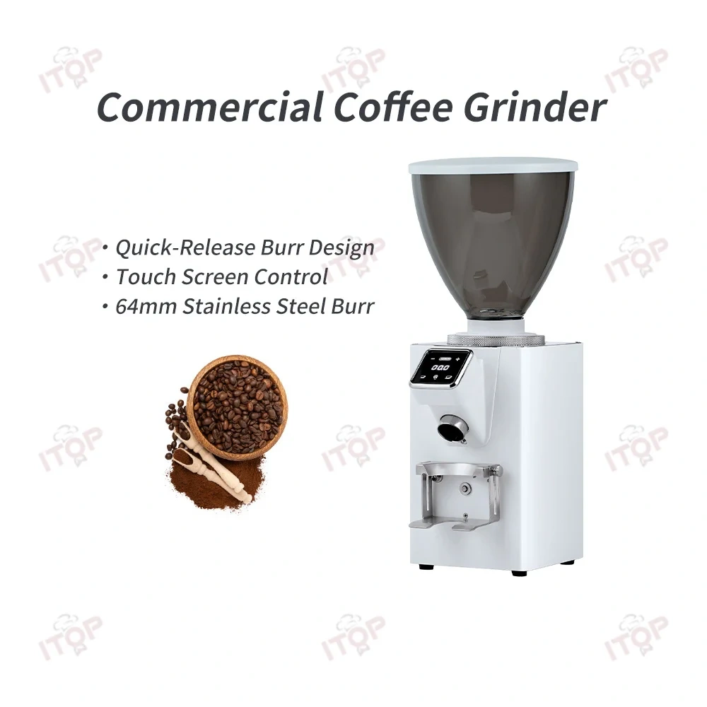 IT-CG-G19 Household and Commercial Use Single Dose Flat Burr Coffee Grinder,Commercial Coffee Machine Supplier | CE/UL Certified | ITOP Cafe,The Best Coffee Grinder Single Dose Flat Burr Coffee Grinder Italian Coffee Grinder Household and Commercial Use