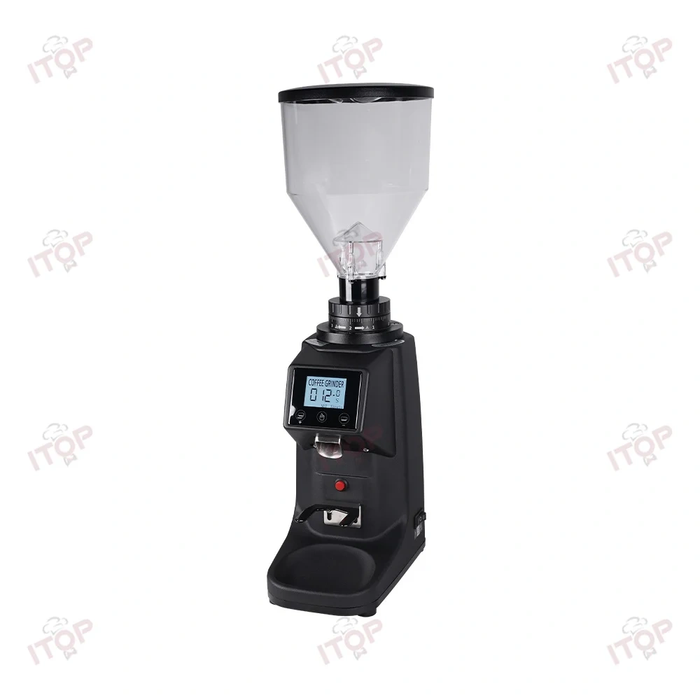 CG-022T Hot Sale Commercial Electric 60mm Flat Burr Coffee Grinder Machine,Commercial Coffee Machine Supplier | CE/UL Certified | ITOP Cafe,Professional Hot Sale Commercial Coffee Grinders Electric 60mm Flat Burr Automatic Coffee Grinder Machine