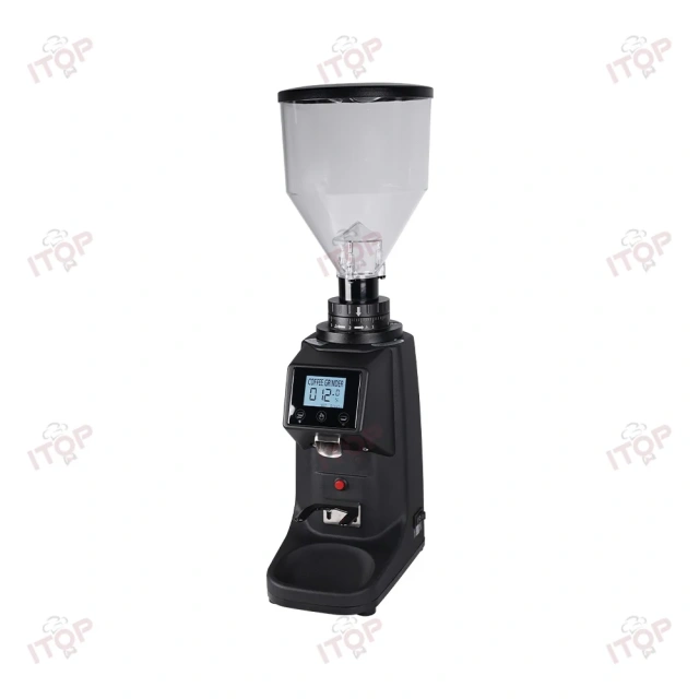 CG-022T Hot Sale Commercial Electric 60mm Flat Burr Coffee Grinder Machine,Commercial Coffee Machine Supplier | CE/UL Certified | ITOP Cafe,Professional Hot Sale Commercial Coffee Grinders Electric 60mm Flat Burr Automatic Coffee Grinder Machine