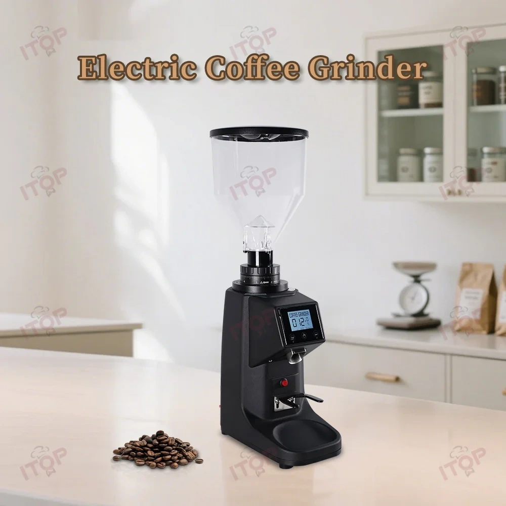 CG-022T Hot Sale Commercial Electric 60mm Flat Burr Coffee Grinder Machine,Commercial Coffee Machine Supplier | CE/UL Certified | ITOP Cafe,Professional Hot Sale Commercial Coffee Grinders Electric 60mm Flat Burr Automatic Coffee Grinder Machine