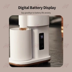 IT-MD-2 Household 38mm Burr Coffee Bean Grinder,Commercial Coffee Machine Supplier | CE/UL Certified | ITOP Cafe,Silver Electric Coffee Grinder 38mm Burr Household Coffee Bean Grinder Coffee Miller Grinder Espresso